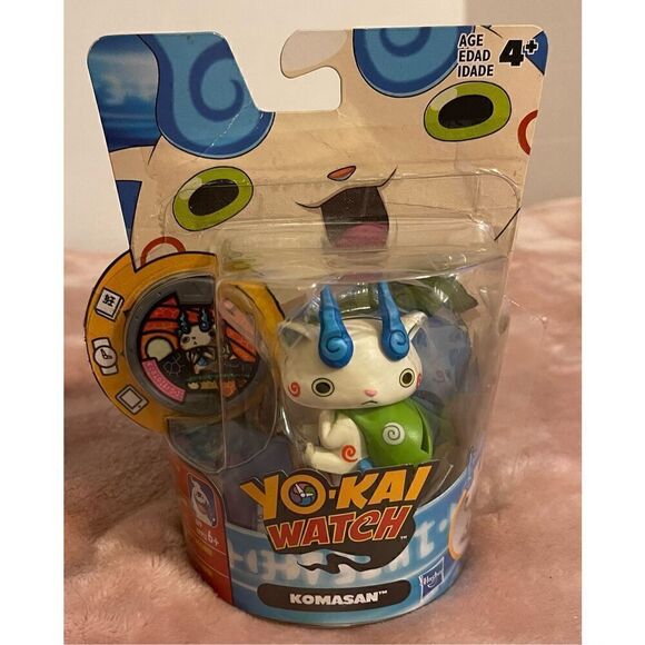Hasbro Yo-Kai Watch Komasan Figure with medal New - Picture 2 of 3